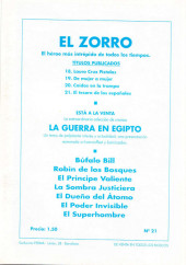 Verso de Zorro (El) -21- El tesoro de los españoles