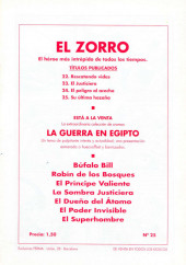 Verso de Zorro (El) -25- Su última hazaña