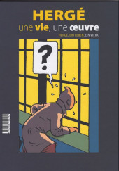 Verso de (AUT) Hergé -40Cata- Hergé, une vie, une œuvre