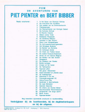 Verso de Piet Pienter en Bert Bibber -14a85- Het straalgas-mysterie