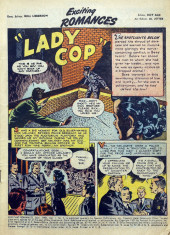 Verso de Exciting Romances (1949) -5- Lady Cop - Make Mine Heaven - Army Pin-Up Girl