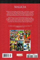 Verso de Marvel Comics : Le meilleur des Super-Héros - La collection (Hachette) -91- Malicia