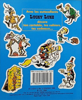 Verso de Lucky Luke (Autres) - 80 autocollants (bleu)