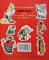 Verso de Lucky Luke (Autres) - 80 autocollants (rouge)