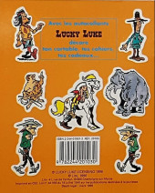 Verso de Lucky Luke (Autres) - 80 autocollants (orange)