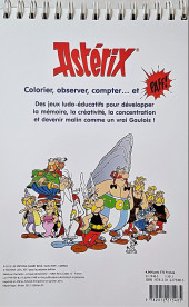 Verso de Astérix (livres-jeux) -81- Bloc activités 6 ans