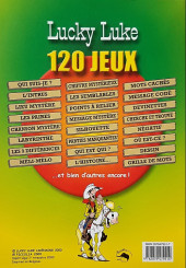 Verso de Lucky Luke (Autres) - 120 jeux pour t'amuser avec lucky luke et ses amis