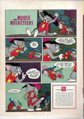 Verso de Four Color Comics (2e série - Dell - 1942) -764- M.G.M.'s Mouse Musketeers