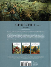 Verso de Les grands Personnages de l'Histoire en bandes dessinées -13- Churchill - Tome 1