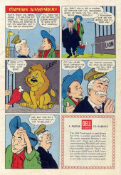 Verso de Four Color Comics (2e série - Dell - 1942) -780- Captain Kangaroo