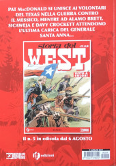 Verso de Storia del West -4- Gli invasori