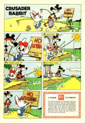 Verso de Four Color Comics (2e série - Dell - 1942) -805- Crusader Rabbit