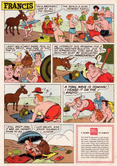 Verso de Four Color Comics (2e série - Dell - 1942) -810- Francis, the Famous Talking Mule