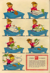 Verso de Four Color Comics (2e série - Dell - 1942) -868- Walt Scott's The Little People - Topsy-Turvy Christmas
