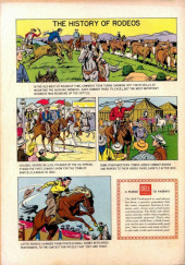 Verso de Four Color Comics (2e série - Dell - 1942) -885- Fury - Junior Rodeo
