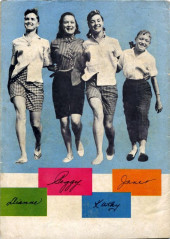 Verso de Four Color Comics (2e série - Dell - 1942) -1014- The Lennon Sisters - The Mystery of Lonesome Farm