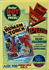 Verso de Marvel Mystery Comics (1939) -19- Issue #19