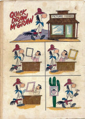 Verso de Four Color Comics (2e série - Dell - 1942) -1040- Quick Draw McGraw