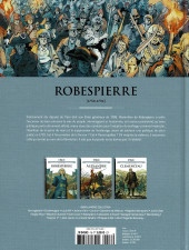 Verso de Les grands Personnages de l'Histoire en bandes dessinées -16- Robespierre