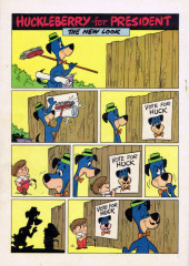 Verso de Four Color Comics (2e série - Dell - 1942) -1141- Huckleberry Hound for President