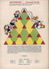 Verso de Four Color Comics (2e série - Dell - 1942) -1198- Walt Disney's Donald in Mathmagic Land