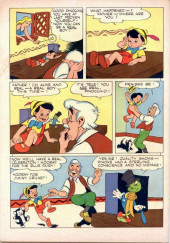 Verso de Four Color Comics (2e série - Dell - 1942) -1203- Walt Disney's The Wonderful Adventures of Pinocchio