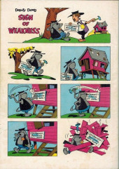 Verso de Four Color Comics (2e série - Dell - 1942) -1238- Deputy Dawg