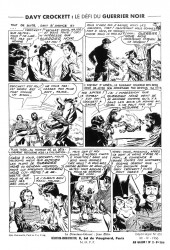 Verso de Au galop ! (2e série) -2- Davy Crockett - Le défi du guerrier noir