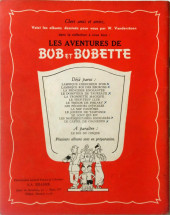 Verso de Bob et Bobette (2e Série Rouge) -1a1955- Lambique chercheur d'or