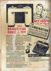 Verso de Four Color Comics (1re série - Dell - 1939) -1- Dick Tracy