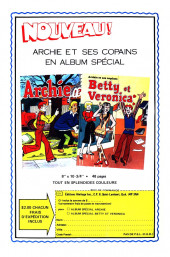 Verso de Betty et Veronica (Éditions Héritage) -92- Cher journal