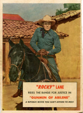 Verso de Fawcett Movie Comic (1949/50) -7- Gunmen of Abilene