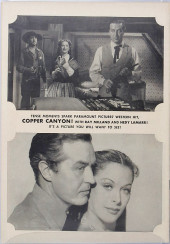 Verso de Fawcett Movie Comic (1949/50) -2- Copper Canyon