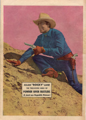 Verso de Fawcett Movie Comic (1949/50) -6a- Powder River Rustlers