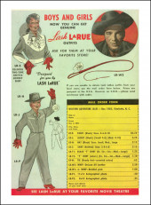 Verso de Fawcett Movie Comic (1949/50) -11- The Thundering Trail