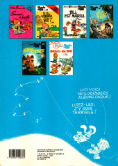 Verso de Boule et Bill -7b1987- Album N° 7 des gags de Boule et Bill