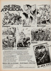 Verso de The savage Sword of Conan The Barbarian (1974) -70- The Dweller in the Depths
