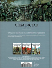 Verso de Les grands Personnages de l'Histoire en bandes dessinées -18- Clemenceau