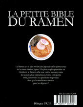 Verso de (DOC) Études et essais divers - La petite bible du Ramen