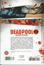 Verso de Deadpool - La collection qui tue (Hachette) -1206- Deadpool en ligne !
