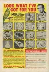 Verso de Strange adventures (1950) -98- Attack on Fort Satellite!