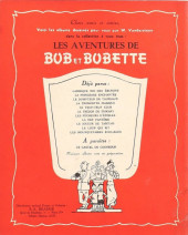 Verso de Bob et Bobette (2e Série Rouge) -12- Les mousquetaires endiablés