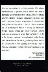 Verso de (AUT) Hergé -110- Les 7 vies de Milou
