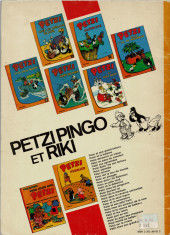 Verso de Petzi (1e Série) -2a80- Petzi et la baleine