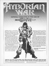 Verso de The savage Sword of Conan The Barbarian (1974) -166- (sans titre)