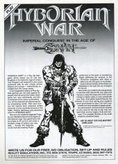 Verso de The savage Sword of Conan The Barbarian (1974) -178- (sans titre)