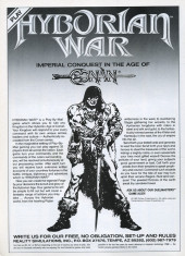 Verso de The savage Sword of Conan The Barbarian (1974) -187- Blood Bond