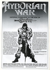 Verso de The savage Sword of Conan The Barbarian (1974) -216- Mystery and Intrigue in the Court of the Crystal Queen