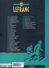 Verso de Lefranc - La Collection (Hachette) -27- L'homme-oiseau