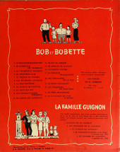 Verso de Bob et Bobette (2e Série Rouge) -17a1958- La frégate fracassante
